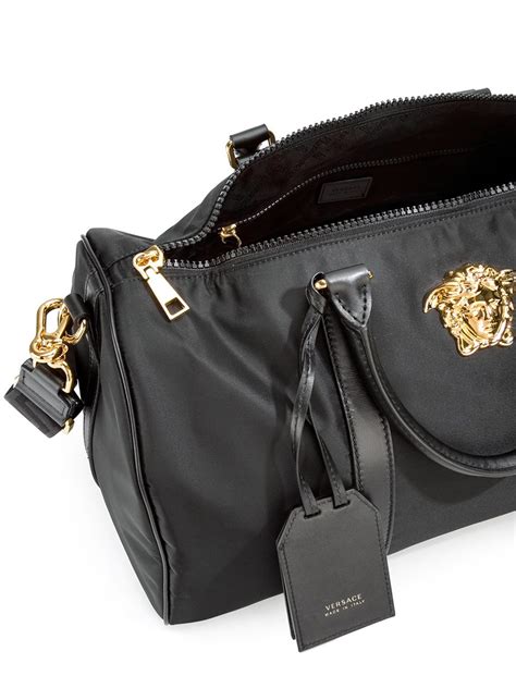 versace small messenger bag|Versace duffle bags men's.